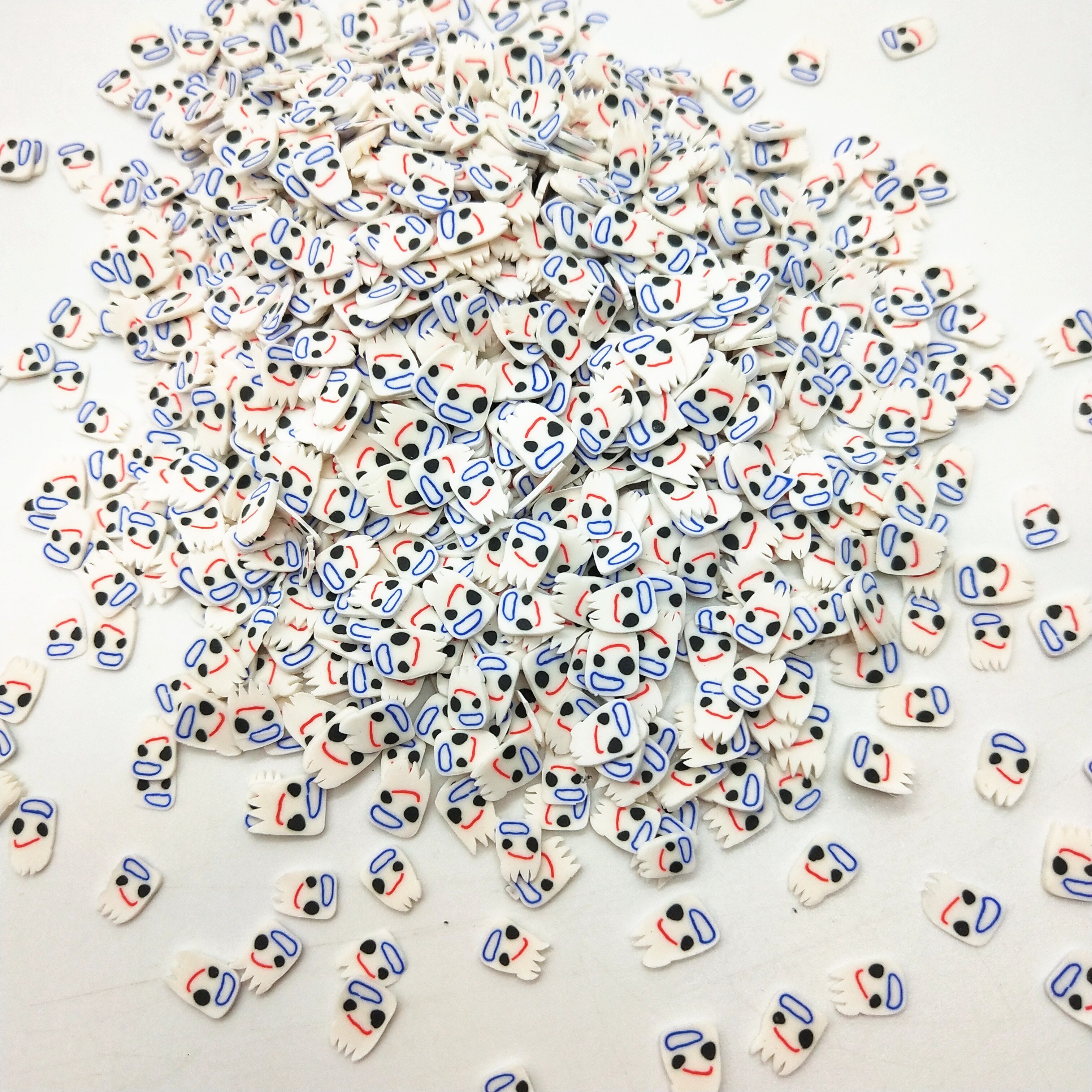 20g/lot White Man Polymer Clay for DIY Crafts 5mm Plastic Klei Mud Particles Clays