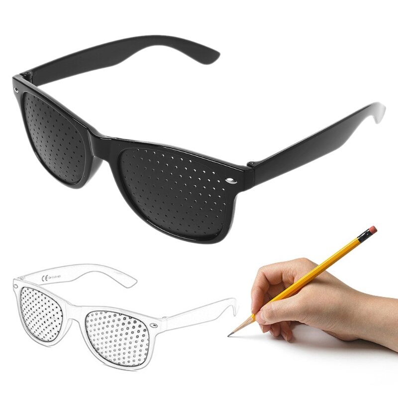 neue stil mode brille Corrective Glasses Improver Stenopeic Pin Hole Glasses Anti-fatigue Eye Protection