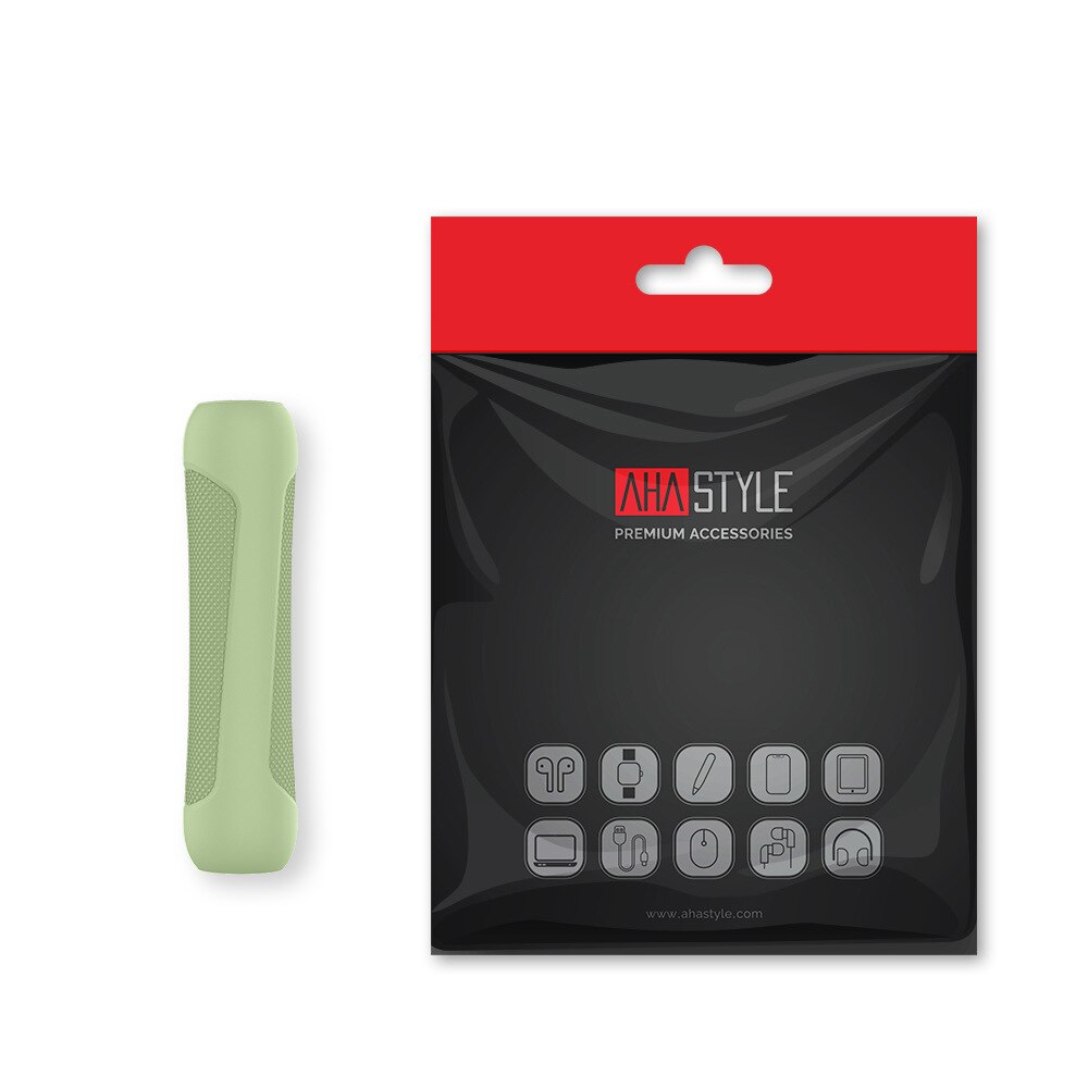 Antislip Pen Grip Beschermhoes Is Geschikt Voor Apple Stylus Apple Potlood 1/2 Generatie Siliconen Pen Grip Beschermende cover: 1pcs green
