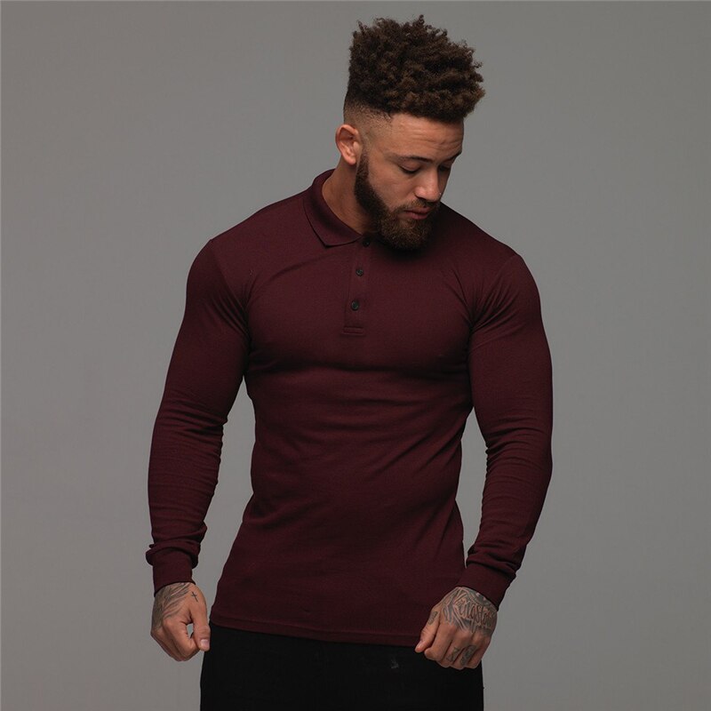 T-shirt à manches longues pour homme, vêtement de Sport, Fitness, musculation, séchage rapide