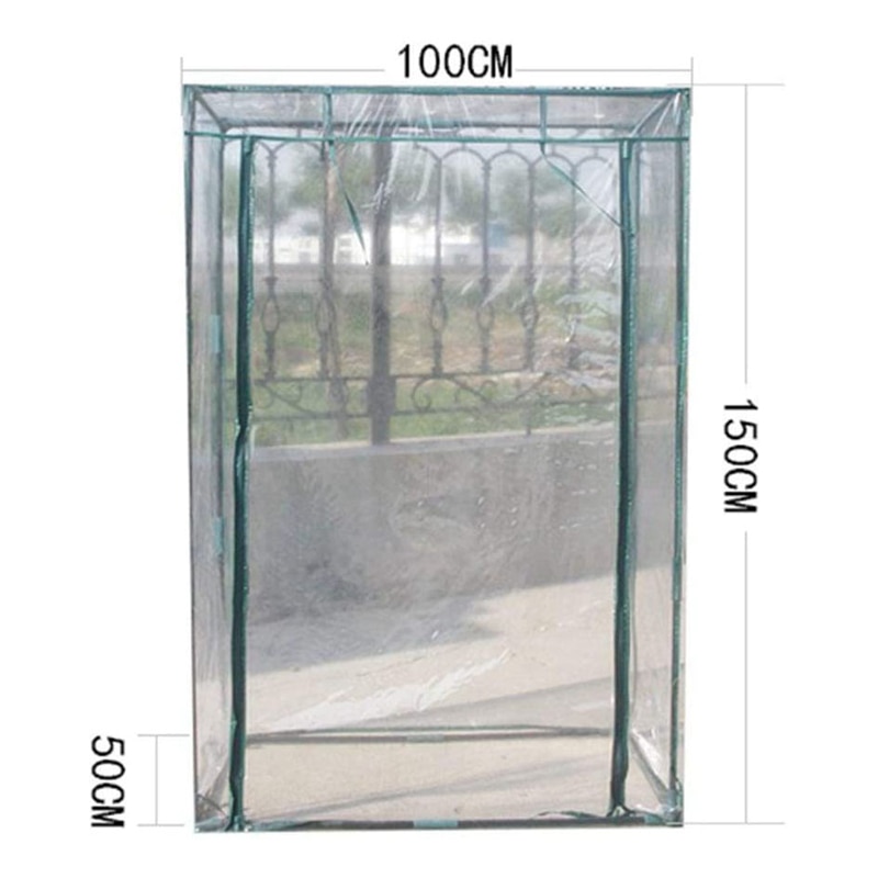 PVC Warm Garden Household Plant Greenhouse Cover Waterproof Protect Garden Plants Flowers Without Holder