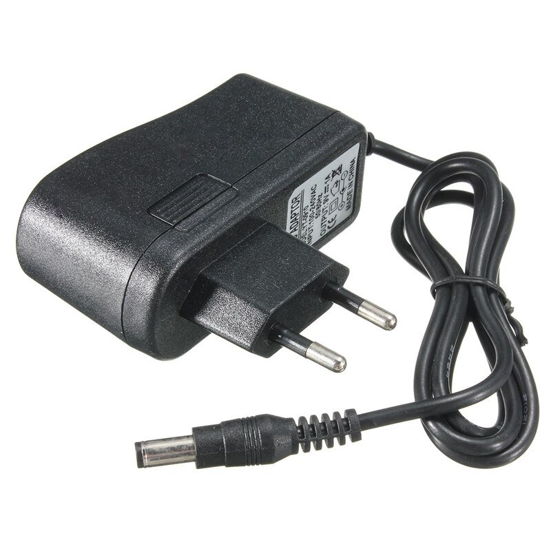 1 stks Black EU Plug AC 100-240 V DC 9 V 1A Elektrische gitaar Stompbox Voeding Adapter Voor Gitaar Onderdelen Effect Pedaal Board: Default Title