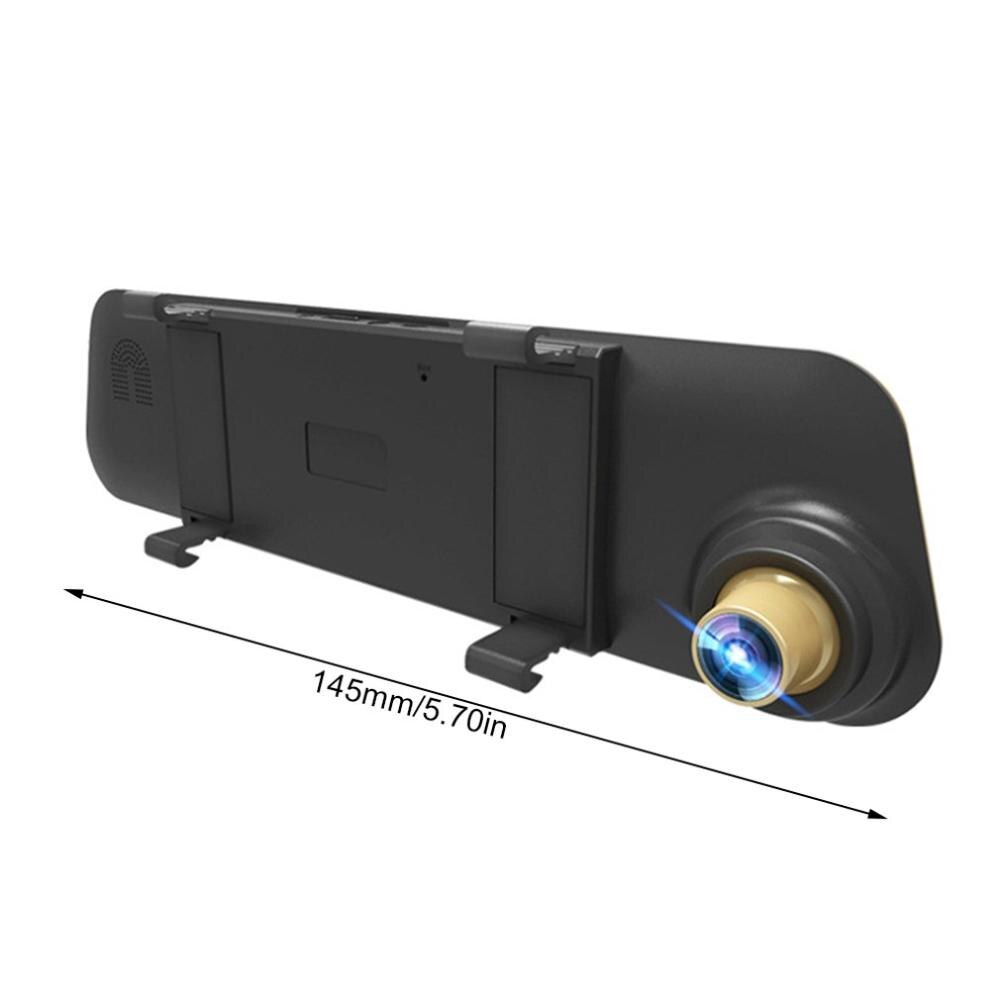 4.3"HD Car DVR Rear View Mirror Video Recorder Dual Cam Reversing Camera Driving Recorder HDMI Video Recorder