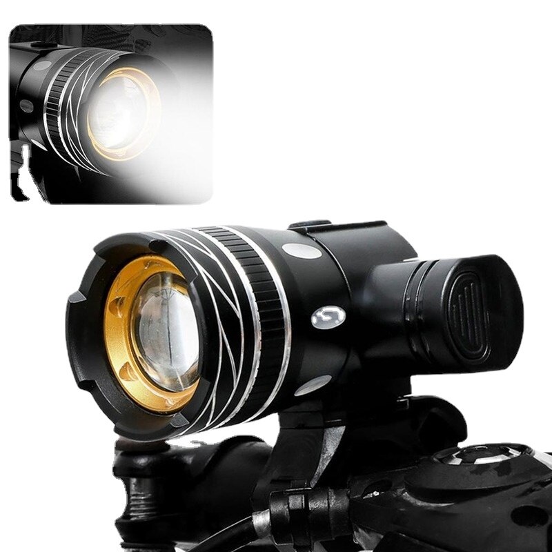 Z30 15000LM T6 Led Fiets Fiets Light Usb Oplaadbare Koplamp Zaklamp Waterdicht Zoomable Fietsen Lamp Voor Fiets