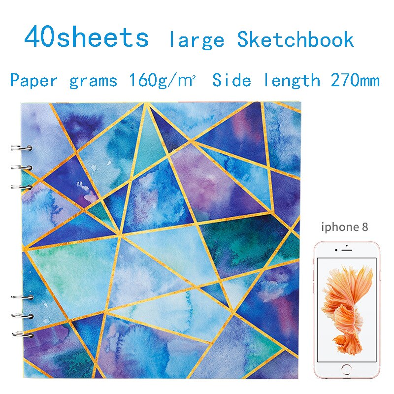 Student art blank sketch book painting book hand-painted small fresh special drawing paper beginner A4 sketch sketch book: Big size2