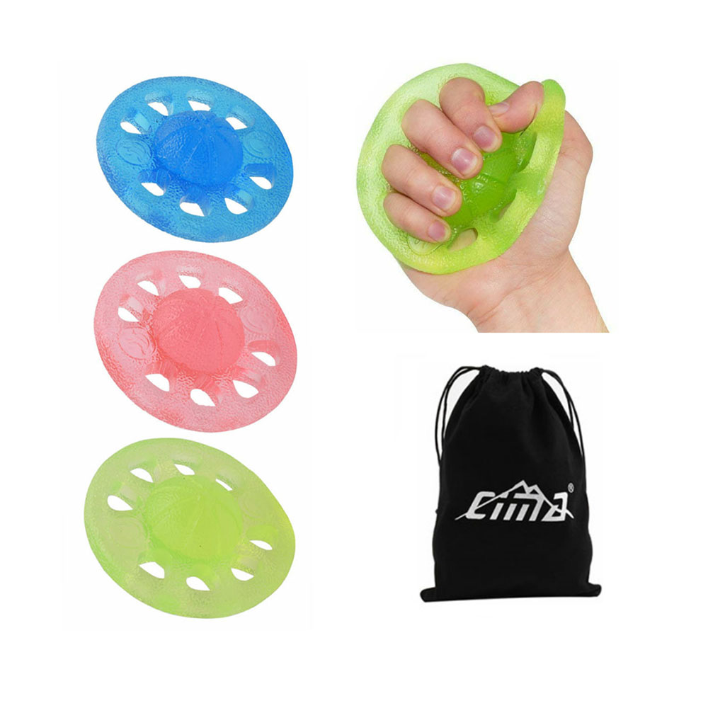 Lot De 4 Balles De Musculation Pour Les Doigts Et La Main - Exercices De Force, Rééducation, Entraînement Piano