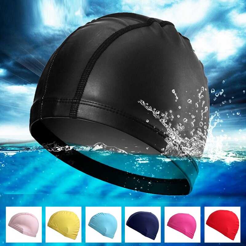 Casquette de sport en plein air en polyester de couleur unie