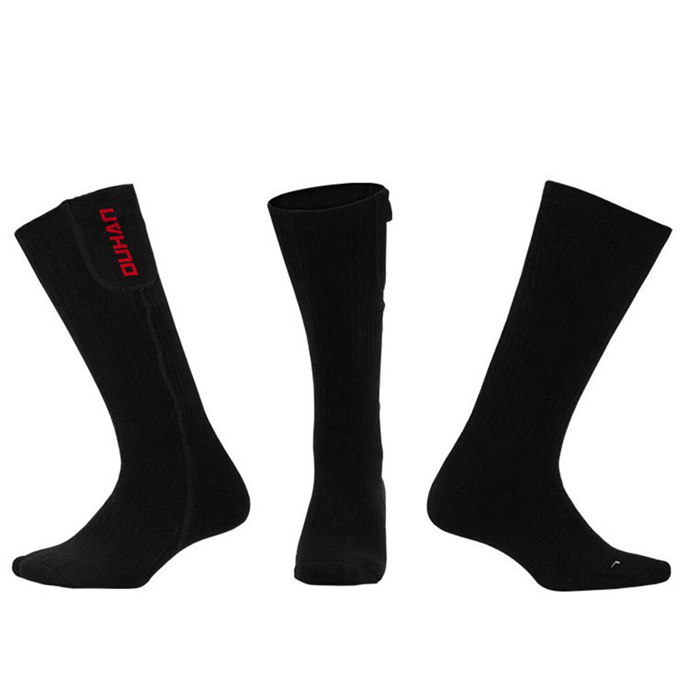 DUHAN Heated Socks Winter Motorcycle Heating Socks USB Electric Motorcycle Boots Heating Socks Infrared Heated Boots Size 36-45