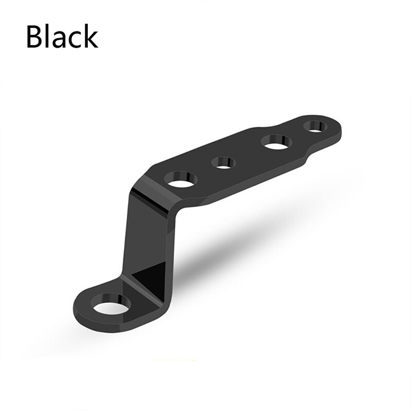 Support d'extension de rétroviseur multifonctionnel universel pour rétroviseur de moto: Noir