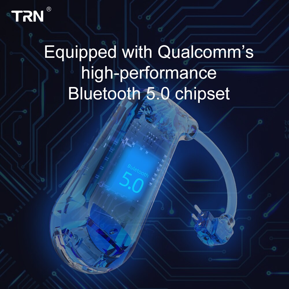 TRN BT20S Bluetooth 5.0 Headphone Adapter - MMCX/0.75mm/0.78mm Pin - Apt-X - 10m Range
