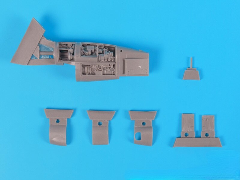 1/72 Scale Die-cast Resin Doll Model Assembly Kit Aircraft Model Modified Parts V-22 Osprey Resin Engine