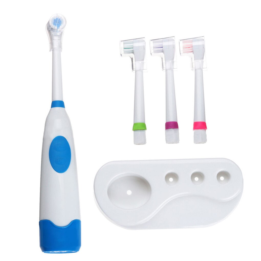 2020 nova escova de dentes rotativa elétrica com 4 cabeças higiene oral bebê crianças criança escova de dentes: Default Title
