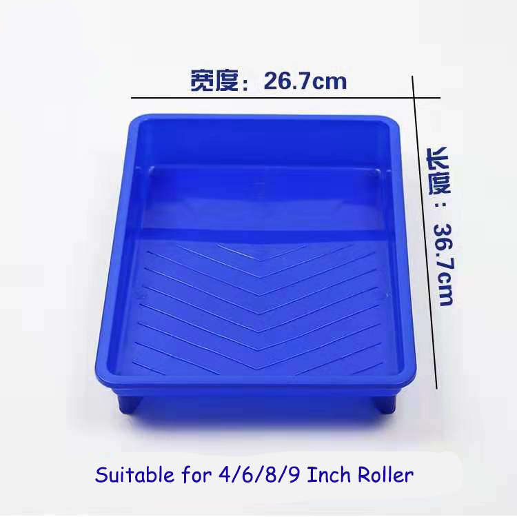 3 pçs rolos de pintura bandeja 10 Polegada pincéis de pintura conjunto de rolos de espuma de tinta artesanal lã de água uso doméstico parede decorativa diy ferramentas