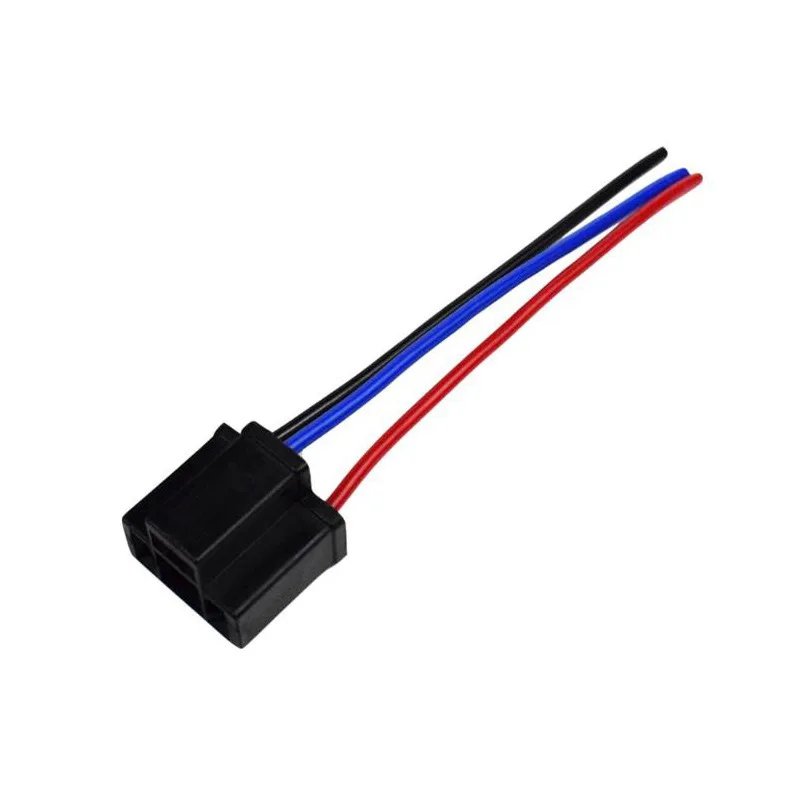 Cable Socket Wiring Harness H1 H4 H7 H9 H11 H13 9005 9006 9007 5202/H16 Lamp Holder with Wire Model Complete Accesorios Parts: Blue