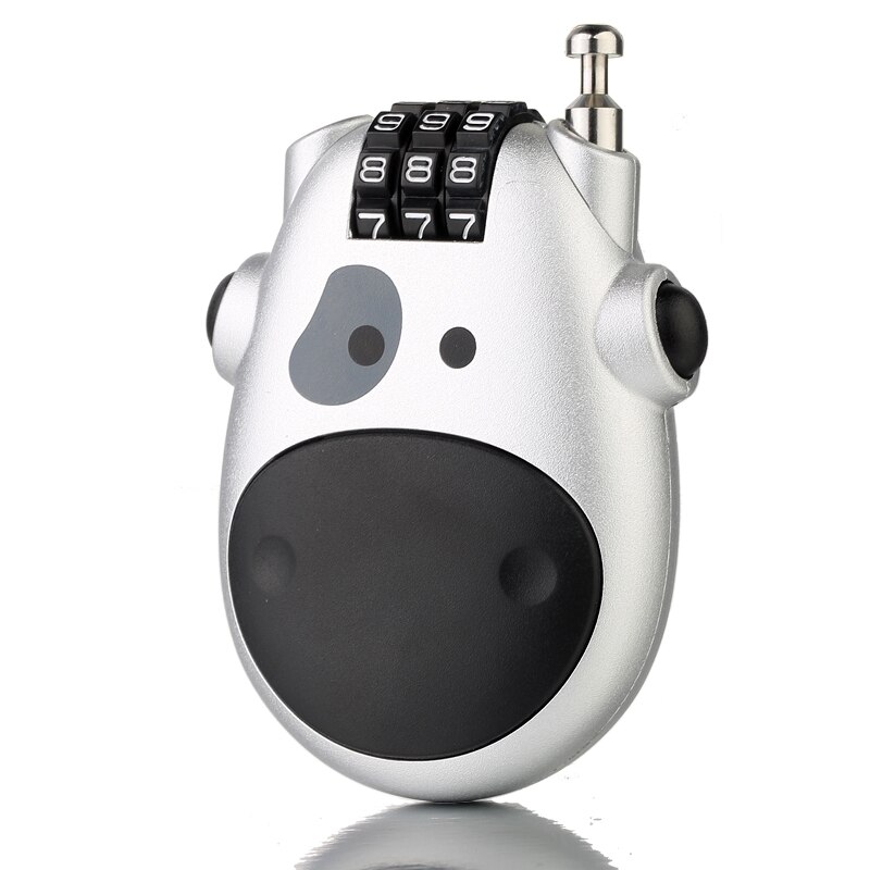 Telescopic Rope Combination Locks, Luggage Password Padlock Travel Bag Bicycle Cable Safety Security Cable Digit Anti-theft Lock