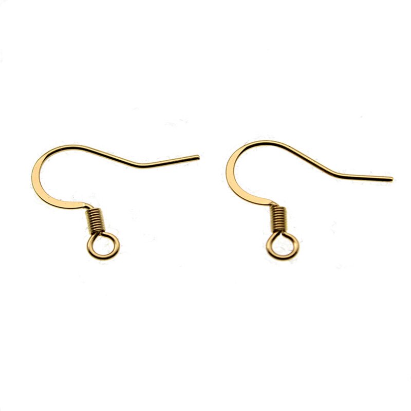 50 Stuks 15X19Mm Rvs Oorbel Haak Sluitingen Voor Sieraden Accessoires Diy Slangetje Sieraden Maken Accessoires