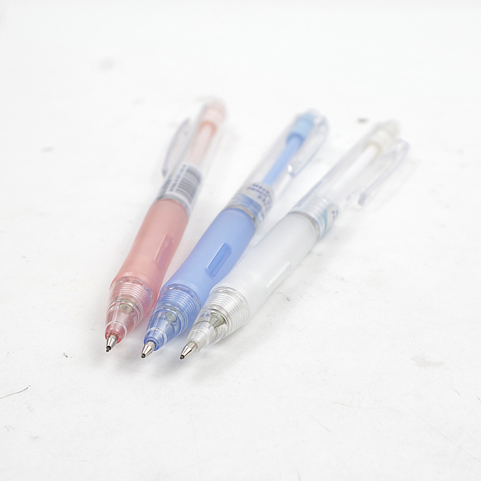 Mechanical Pencil 0.5/0.7mm 2B Cute Plastic Translucent Automatic Pencil Drafting Painting For Student School Office Supplies