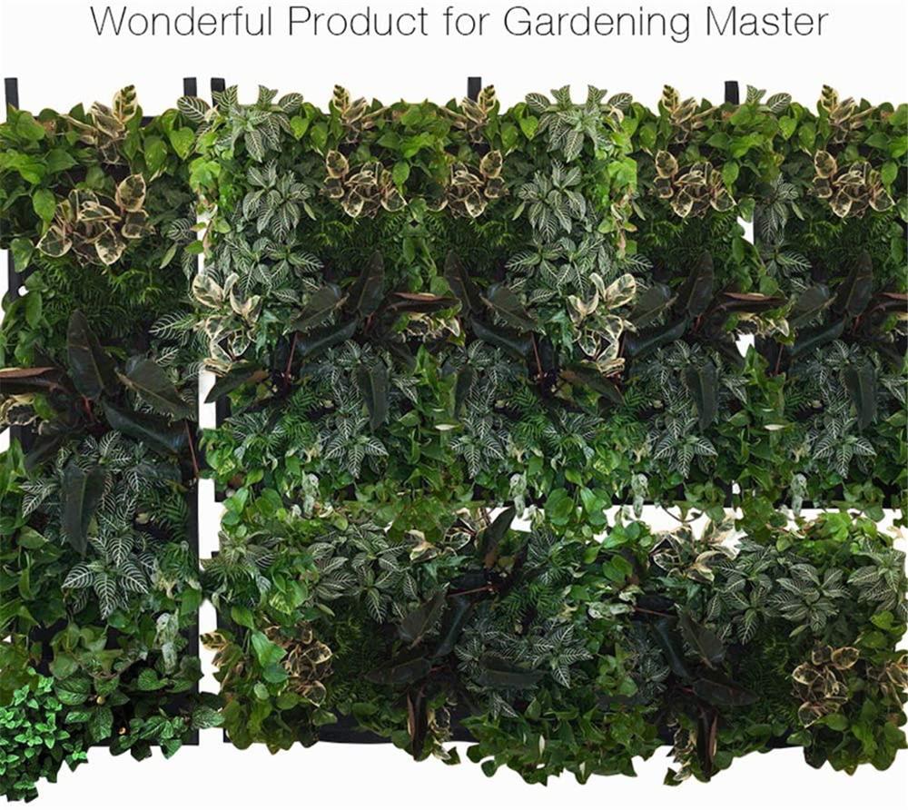 Hængende planteposer lodret væg planter plantning vokseposer hjem have gårdhaver lejligheder altaner terrasser opbevaringsposer indretning