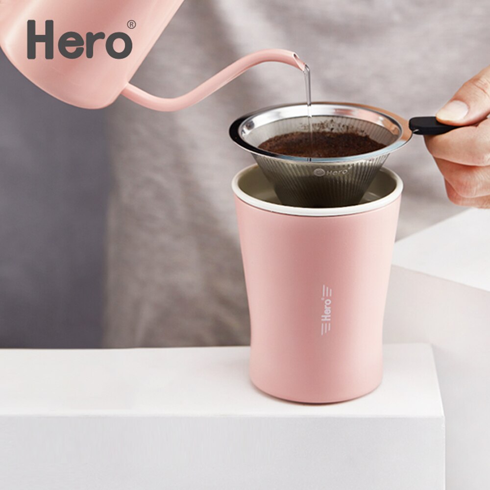 280ml kaffekoppar skyddade resekoppar bil kaffemugg emaljmuggar skyddsbara mjölktemugg återanvändbara kaffemuggar i rostfritt stål