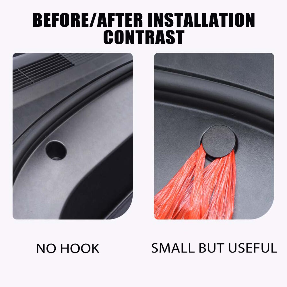 For Tesla Model 3 -2022 Front Trunk Box Hook Holder Organizer Hidden Press-in Clip Car Interior Exterior Accessories