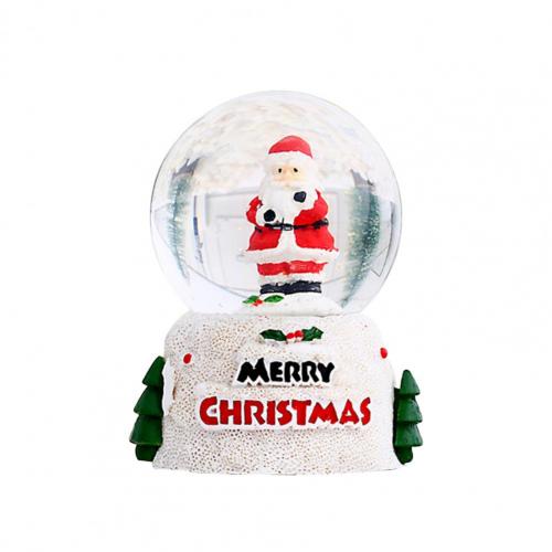 Decor Crafts Christmas Glass Snow Globe Ornament Children:  S Xmas Santa Claus