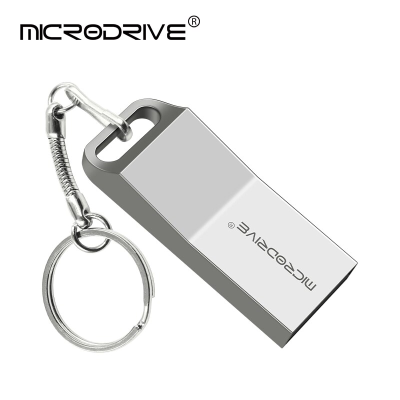 Usb 2.0 flash drev pen drev 4gb 8gb 16gb flash drev pendrive 32 gb usb memory stick 64gb metal usb flash drev til pc: 64gb / Sølv