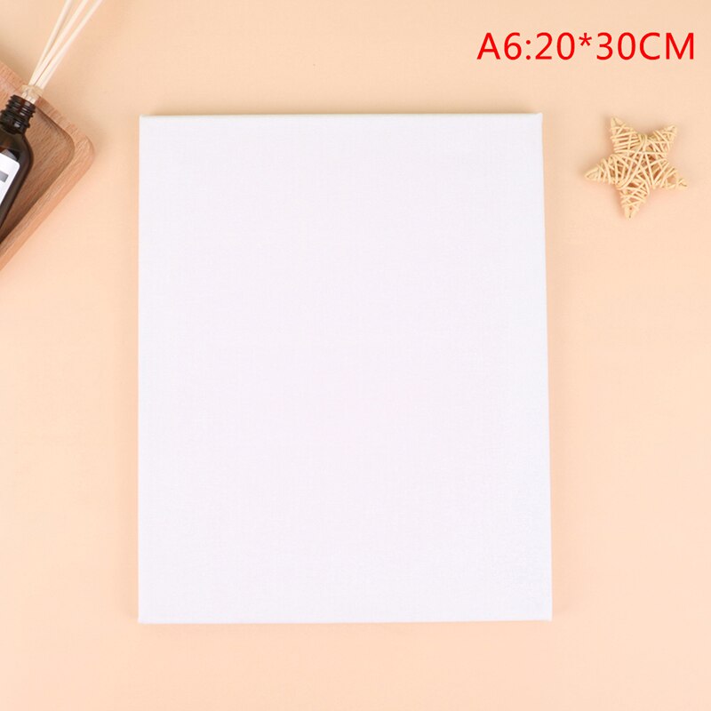 1Piece White Blank Square Artist Canvas For Canvas Oil Painting,Wooden Board Frame For Primed Oil Acrylic Paint