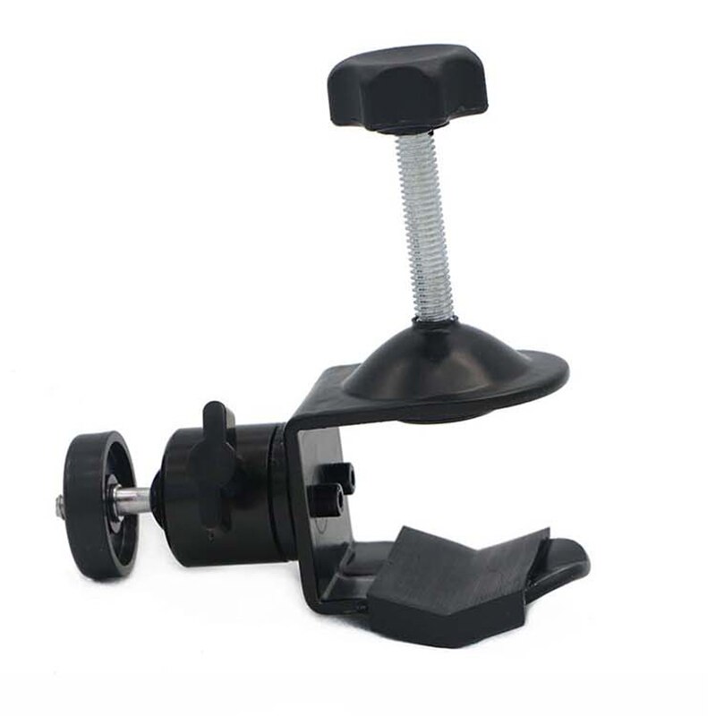Multifunctional U Clamp Clip with Ball Head Bracket 360 Degree Swivel for Camera Flash Light Stand