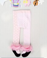 Pudcoco-collant à volants pour petits enfants | Collants en coton, pour petits garçons et garçons, pantalons chauds à fleurs rayés: Stripe / 24M