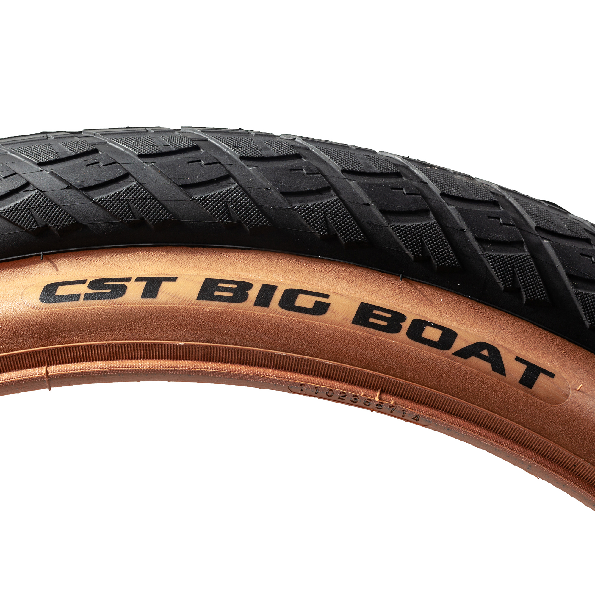 CST Fat Tire 20x4.0 26x4.0 CST BIG BOAT CTC-06 CST Brown Family Top Dark Skin Collection Electric Bicycle Tire