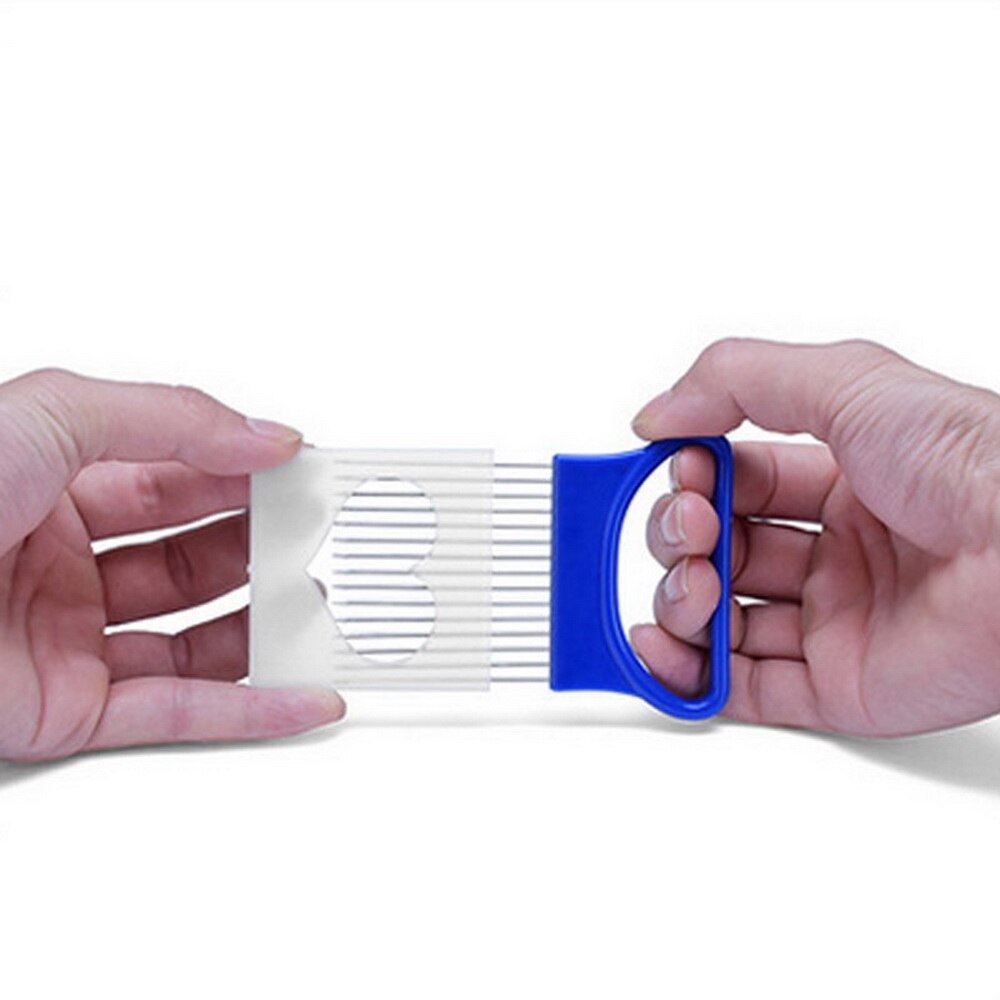 Kitchen Gadgets Onion Slicer Tomato Vegetables Safe Fork vegetables Slicing Cutting Tools