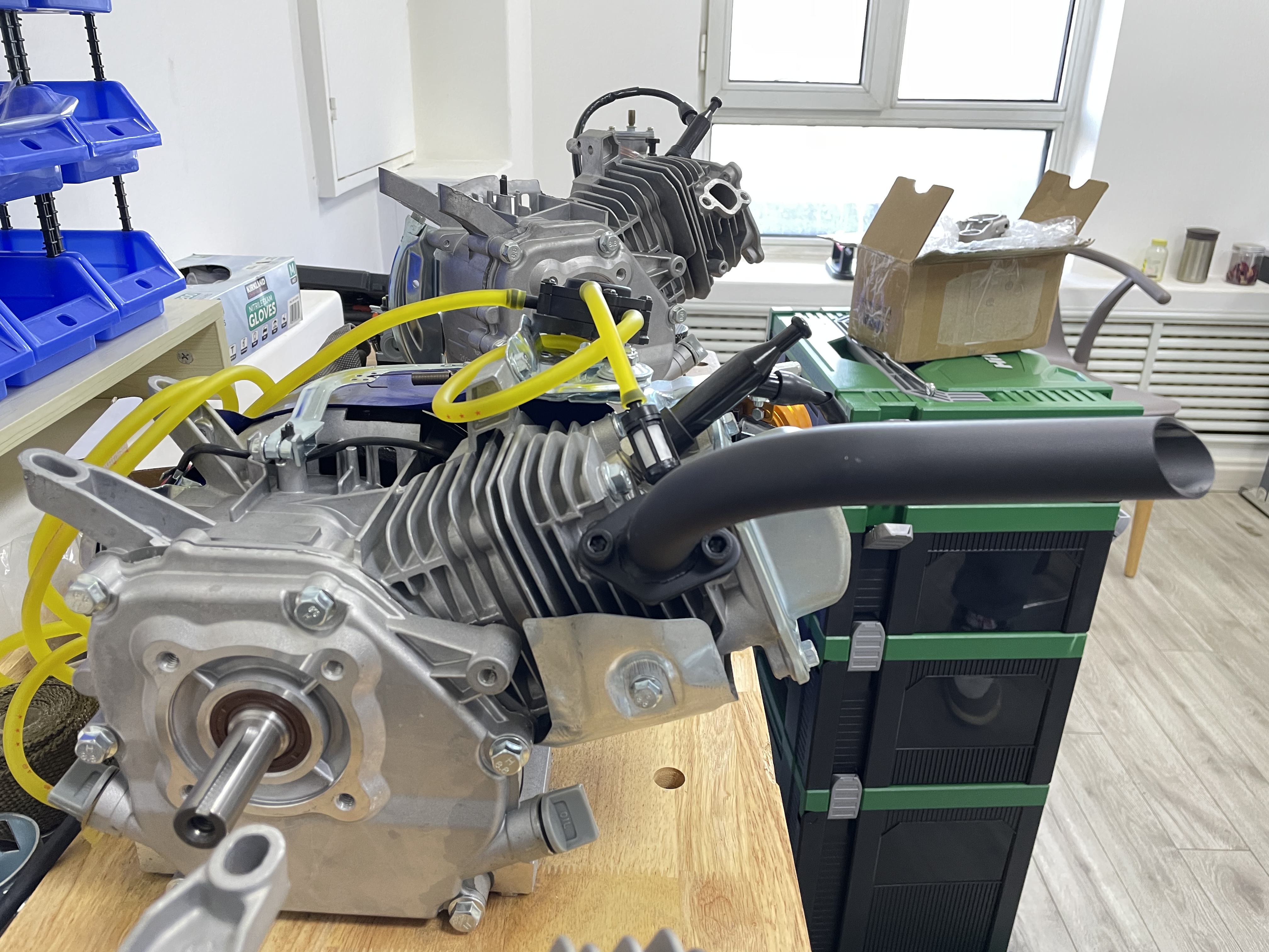 Uitlaatpijp Voor Predator 212cc Honda GX160 GX200 Go Kart &amp; Mini Bikes Zwart Wees Gebogen Uitlaatpijp Diy