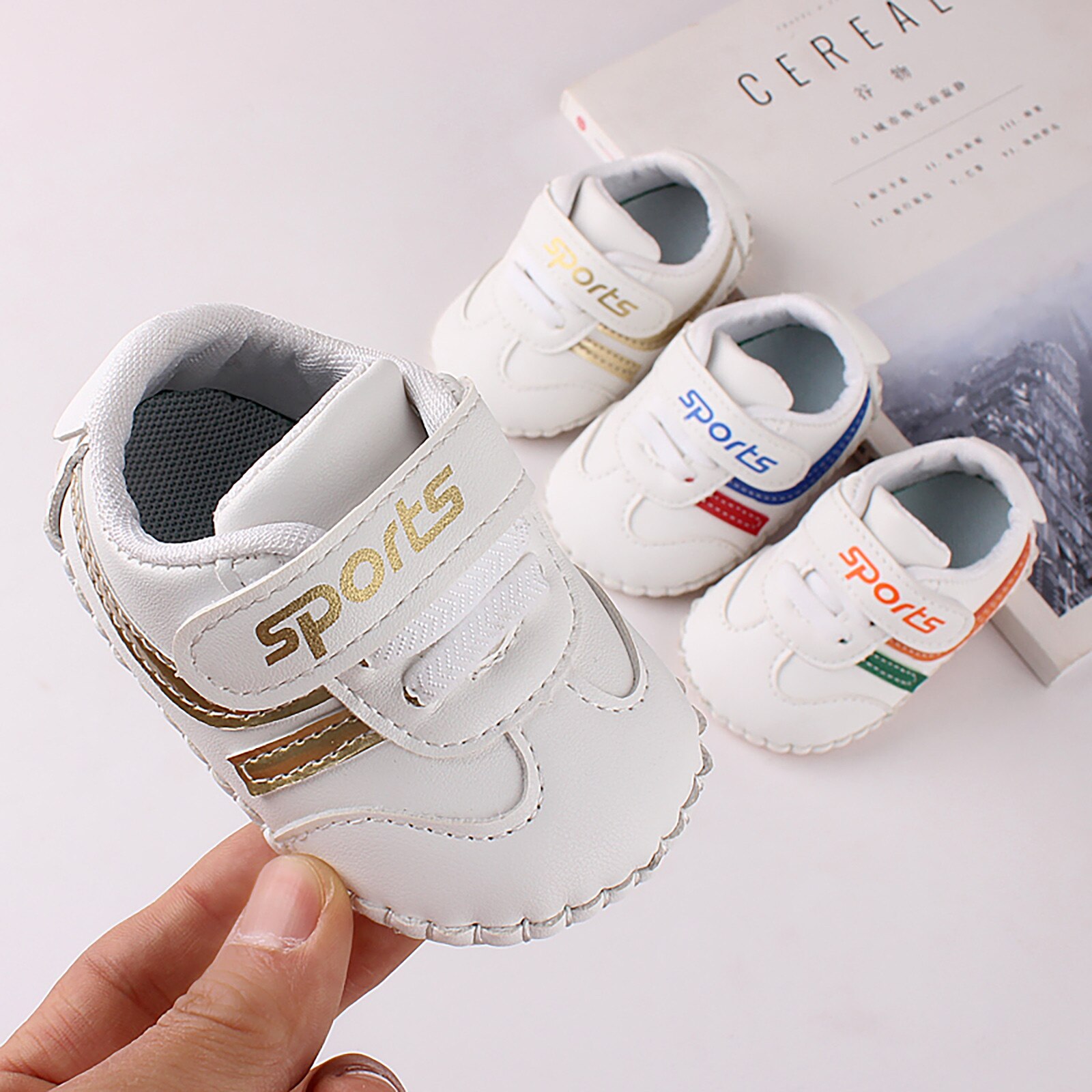 Sandales pour bébés garçons filles, baskets souples antidérapantes pour -né, chaussures d'extérieur