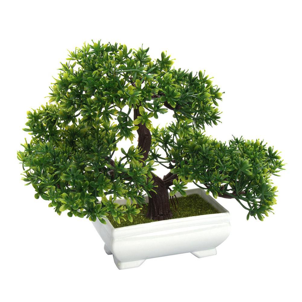 1pc Mini Bonsai Tree Artificial Plant Decoration Not Faded No Watering Potted for Office Home Decoration