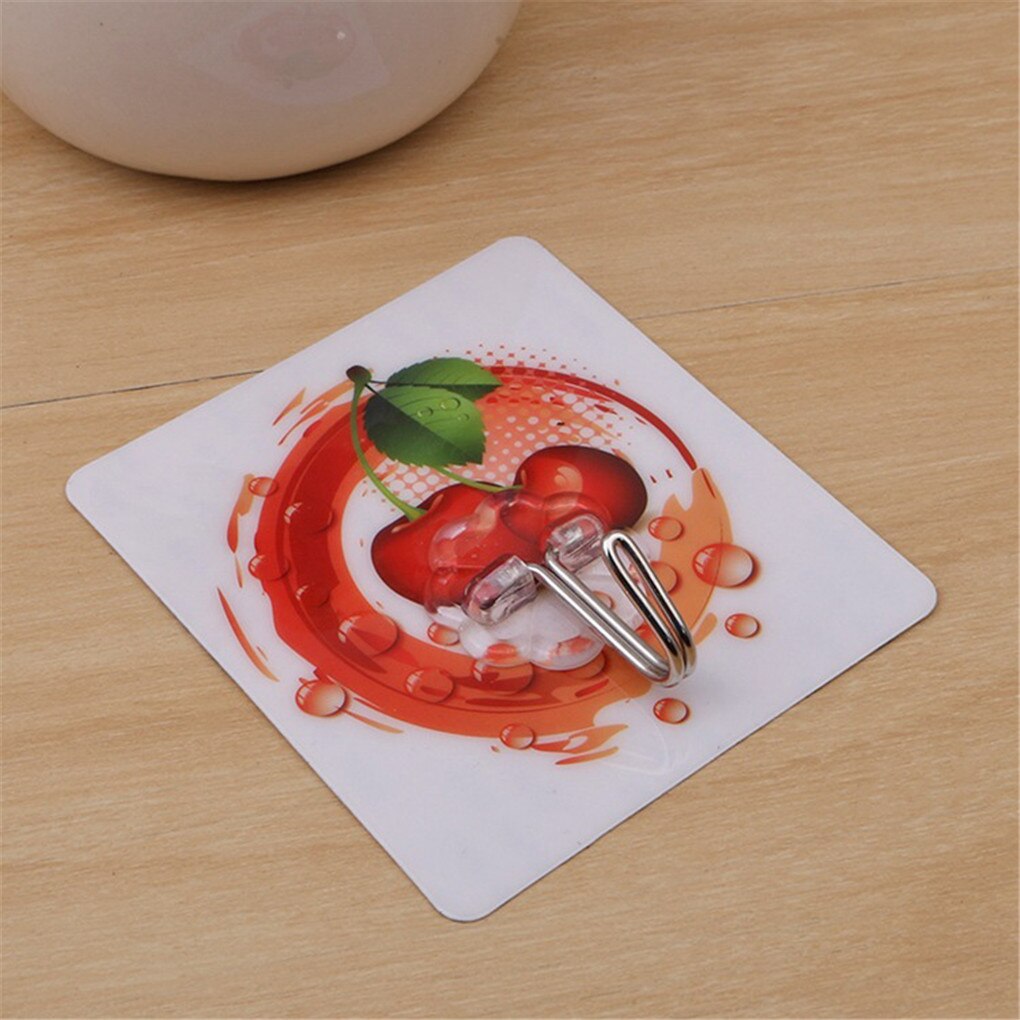 1Pc Sterke Lijm Keuken Wandmontage Haak Naadloze Nail Gratis Sticky Hanger Badkamer Magic Handdoek Haak Badkamer Accessoires