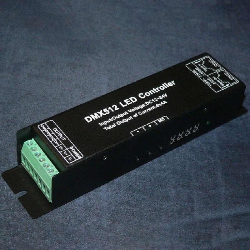 Dmx 512 Decoder Driver Dmx512 Rgbw Controller For Rgbw Led Strip Light 12V-24V