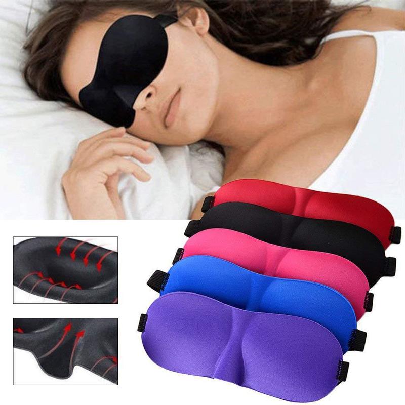 1PCS Sleeping Eye Mask 3D sleeping eye cover Soft Comfort Natural Blindfold Shield Eyeshade Cover Eyepatch