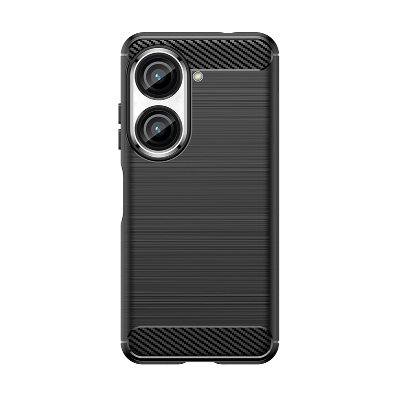 Schokbestendige beschermhoes voor de asus zenfone 9 10 inclusief zachte hoesjes.: Buikspieren / Zwart