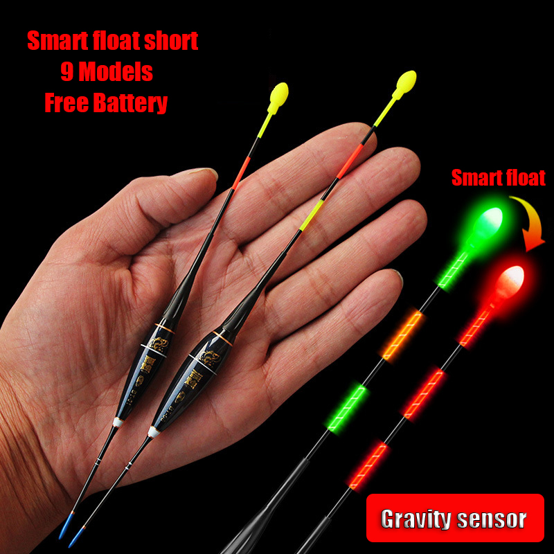 Smart Fishing Electronic Light-emitting LED Float Ice Fishing Short Carp Light In The Night Fishing Tackle Accessories 2022