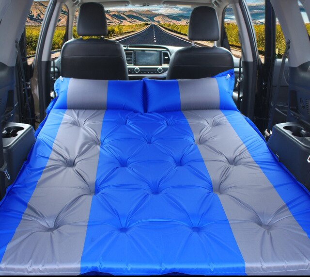 Auto Multi-Functie Automatische Air Matras Suv Speciale Auto Reizen Bed Kofferbak Luchtkussen Bed Auto Bed Volwassen Slapen mat: Ivoor