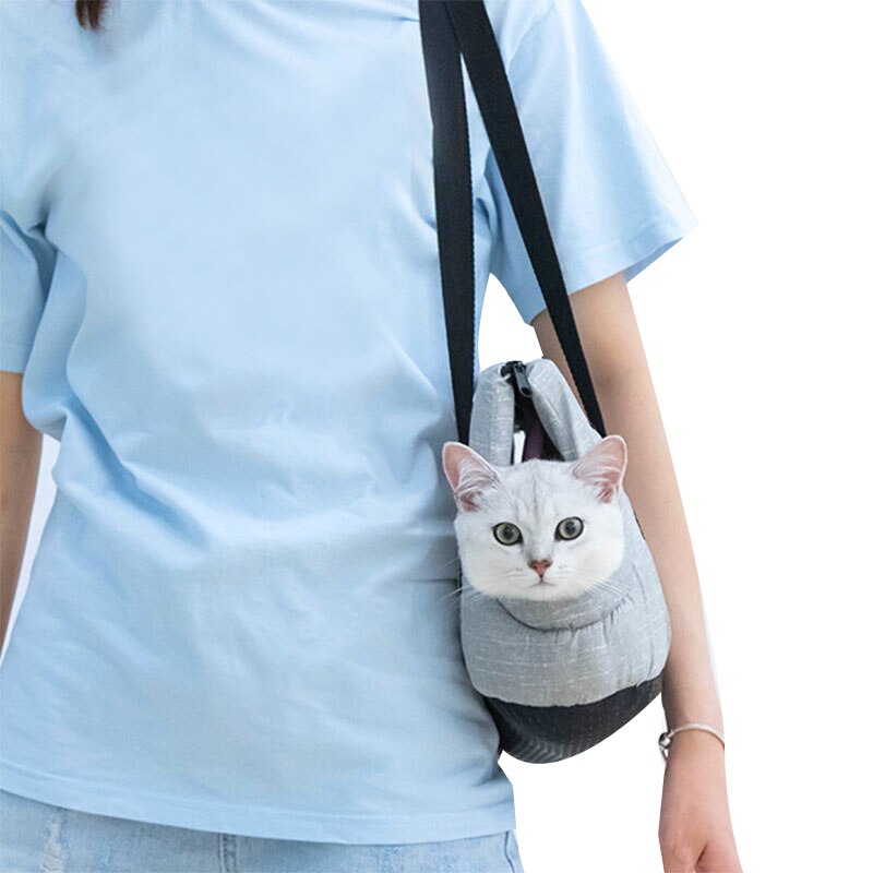 Zachte Warme Katoen Hond Kat Schoudertas Draagbare Huisdier Handtas Comfortabele Reizen Hond Draagtas