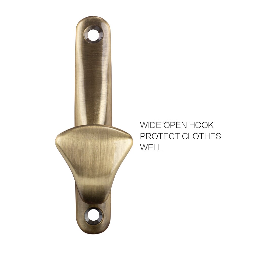 Wide hook Hat Coat Clothes Hanger Hook fixed on wall or wood metal hooks clip hook lock latch for door