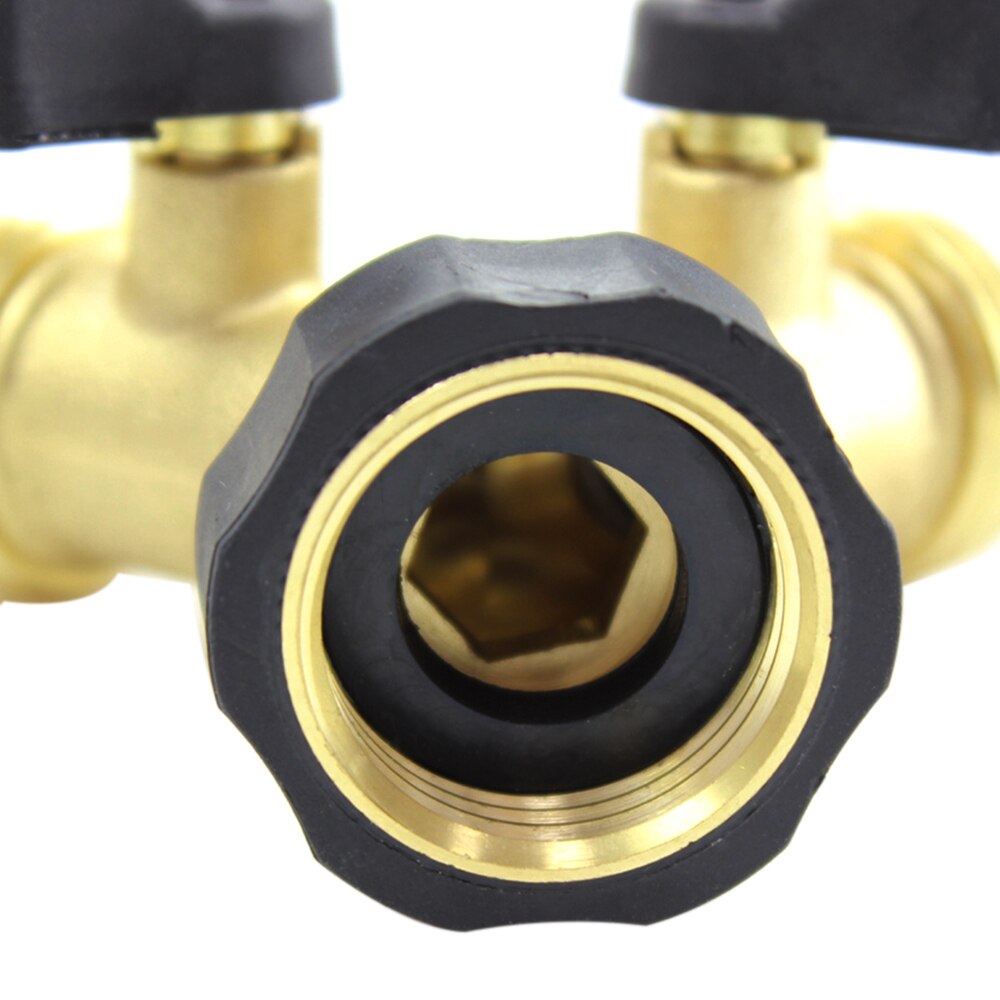 Y bilden Soild Durcheinander Gewinde Zwei Weg Stecker Adapter Anlage rasen bewässerung werkzeug Schlauch Splitter Garten Weichen Schlauch Bewässerung gemeinsam