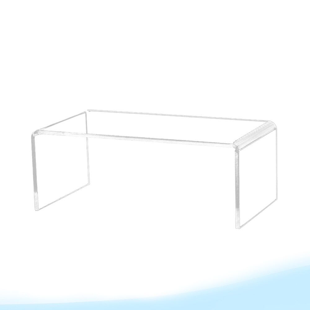 3 Pcs U Shaped Acrylic Storage Rack Clear Shelf Display Stand Desktop Organizer Holder for Model Bag Shoes - Size: Picture 1 1