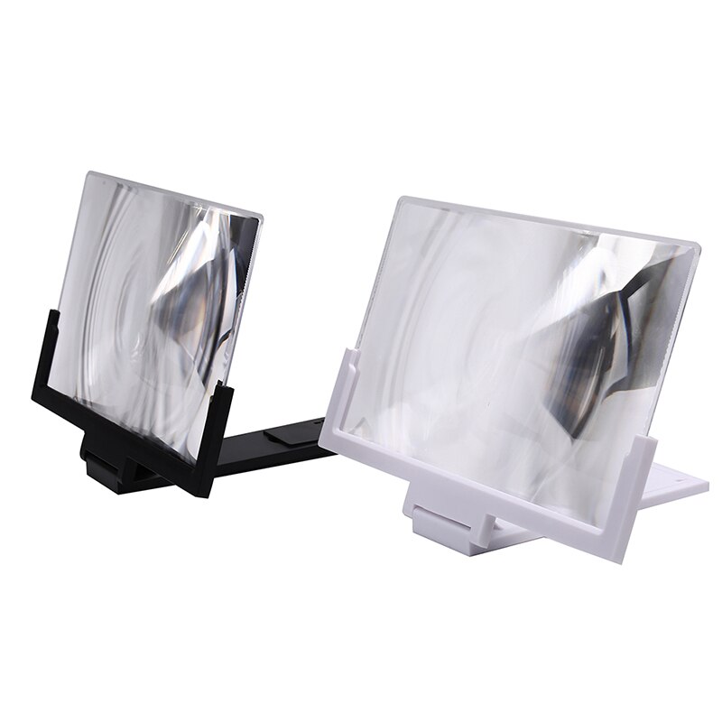 1pc 14 pouces Mobile 3D lentille écran de film agrandir 3X loupe support pliant support de téléphone pour téléphones mobiles universel en plastique