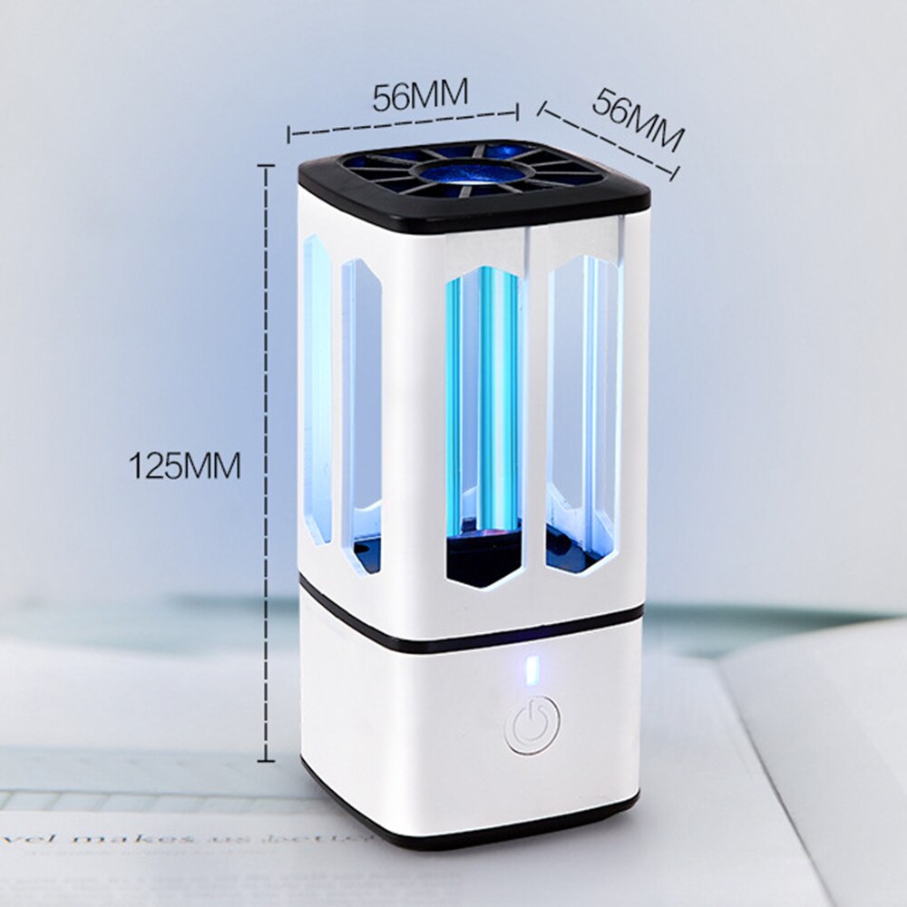 Uv Desinfektion Licht Tragbare UV Entkeimungslampe USB Aufladbare Haushalt UVC Sterilisator LED Licht Milbe Sterilisator