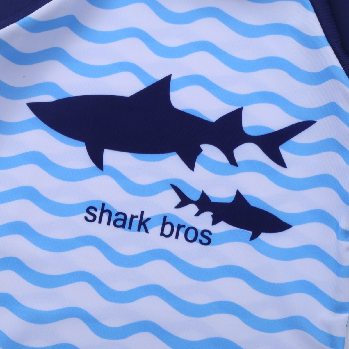 Oyolan 3 Stuks Kinderen Jongens Tankini Lange Mouwen Shark Patroon Badpak Set Tops Met Bodems Badmuts Set Badmode Badpak pak