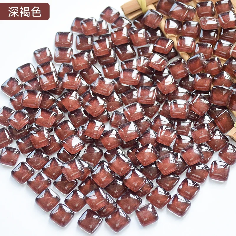 200g Mosaik Dreieck quadratische Glasmosaik fliesen bilden DIY handgemachte freundlicher kreative Dekoration Zubehör Wohn accessoires