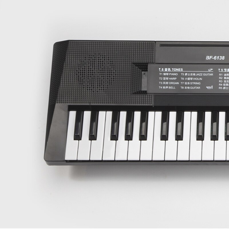 54 Key Piano Keyboard Portable Mini Kids Electric Music Keyboard with Dual Power Supply and Mini Microphone for Beginner FOU99