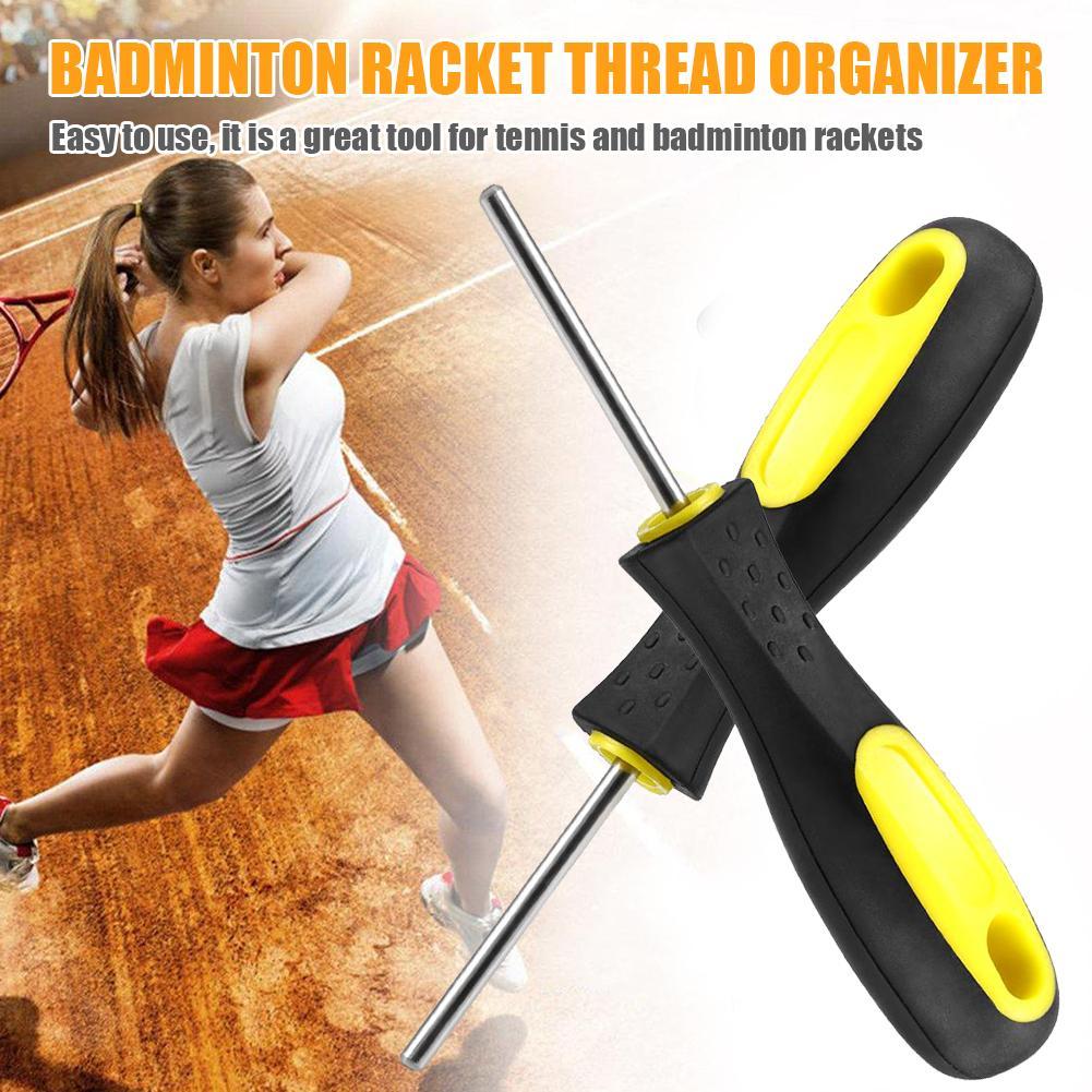 Tennis Racket Straight String Machine Tennis Badminton Racket Awl Racket Adjusting String Pulling Tool Racket Repair